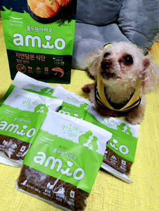 [풀무원 아미오] 자연담은식단 1kg 3종 — 5점을 준 리뷰어가 2020년 12월 올린 사용 사진
