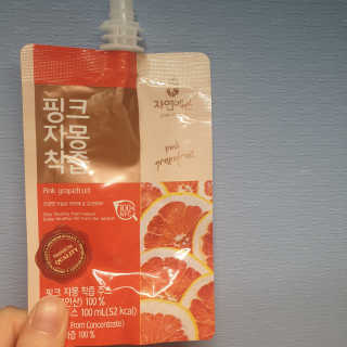 자연에온 핑크 자몽 착즙 100mL 10개입 2BOX — 5점을 준 리뷰어가 2020년 11월 올린 사용 사진