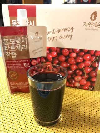자연에온 몽모랑시 타트체리 착즙 100mL 10개입 2BOX — 5점을 준 리뷰어가 2020년 11월 올린 사용 사진