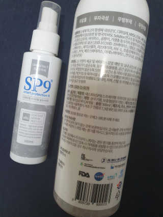 SP9 스프레이형 프리미엄 살균소독제 500ml+100ml — 5점을 준 리뷰어가 2020년 11월 올린 사용 사진