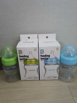 유비맘 신생아젖병 120ml 트리플팩_ 젖꼭지 포함 — 5점을 준 리뷰어가 2020년 6월 올린 사용 사진