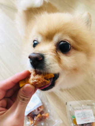 해피팡팡 고구마닭말이+고구마오리말이 [고구마간식2종] — 4.5점을 준 리뷰어가 2020년 4월 올린 사용 사진