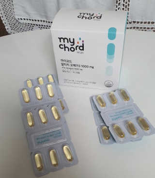 JW중외제약 마이코드 알티지 오메가3 1000 mg — 4.5점을 준 리뷰어가 2020년 7월 올린 사용 사진