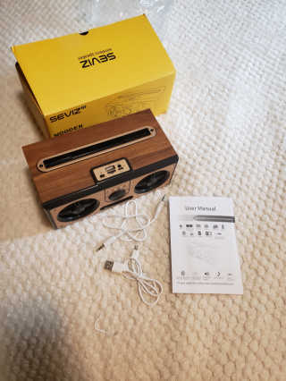 SEVIZ RETRO20W 레트로 블루투스 스피커 — 5점을 준 리뷰어가 2020년 7월 올린 사용 사진