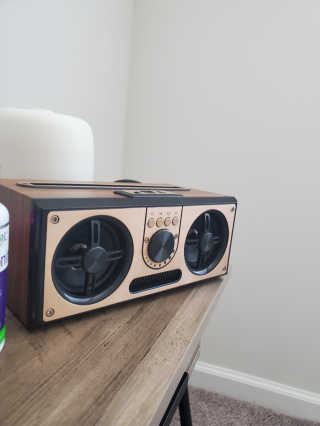SEVIZ RETRO20W 레트로 블루투스 스피커 — 5점을 준 리뷰어가 2020년 10월 올린 사용 사진