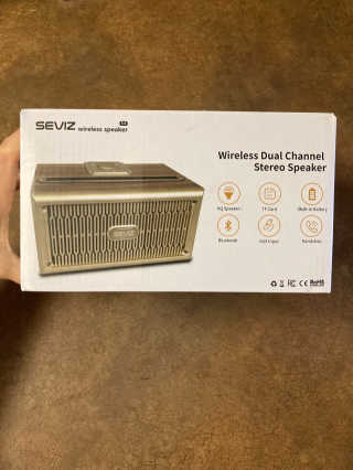 SEVIZ GOLD20W 레트로 블루투스 스피커 — 5점을 준 리뷰어가 2020년 7월 올린 사용 사진