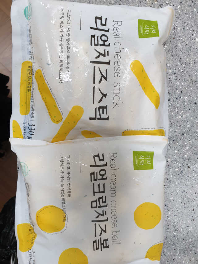 리얼치즈스틱, 리얼크림치즈볼 리뷰 사진