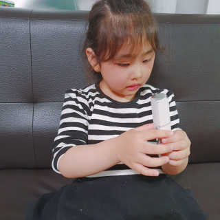 꼬메맘마 네이처 달리아핑크 립컬러 — 5점을 준 리뷰어가 2020년 4월 올린 사용 사진