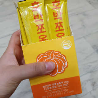 조은약초 국산 늙은 호박즙 호박쪼옥 젤리 20g x 15포 — 5점을 준 리뷰어가 2020년 7월 올린 사용 사진
