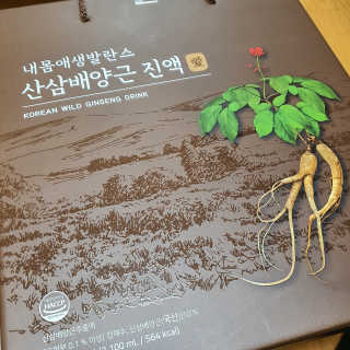 서울약사신협 약사신협_산삼배양근 진액_70ml x 30포 — 5점을 준 리뷰어가 2020년 9월 올린 사용 사진