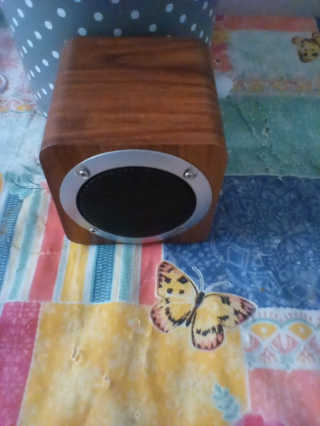 SEVIZ MINI10W 레트로 블루투스 스피커 — 1점을 준 리뷰어가 2020년 8월 올린 사용 사진