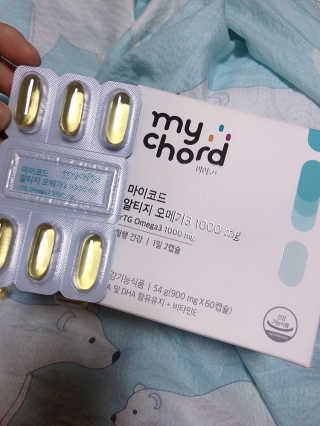 JW중외제약 마이코드 알티지 오메가3 1000 mg — 5점을 준 리뷰어가 2020년 9월 올린 사용 사진