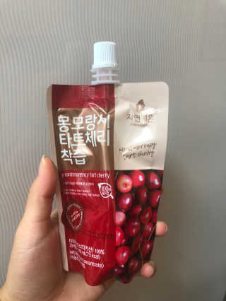 자연에온 몽모랑시 타트체리 착즙 100mL 10개입 2BOX — 5점을 준 리뷰어가 2020년 10월 올린 사용 사진