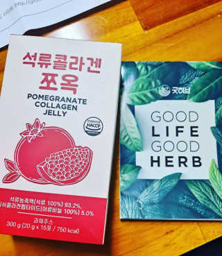 조은약초 석류콜라겐 석류즙 석류쪼옥 젤리 스틱 15포 x 20g — 5점을 준 리뷰어가 2020년 9월 올린 사용 사진