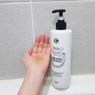 키라니아 피토스칼프 탈모완화 기능성샴푸 500ml — 3점을 준 리뷰어가 2020년 12월 올린 사용 사진