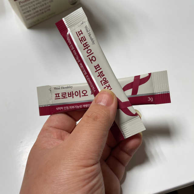 [삼진제약] 위시헬씨 프로바이오 피부엔진 리뷰 사진