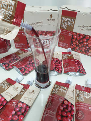 자연에온 몽모랑시 타트체리 착즙 100mL 10개입 2BOX — 5점을 준 리뷰어가 2020년 10월 올린 사용 사진