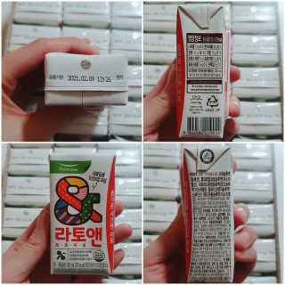[풀무원녹즙] 어린이 과채음료, 라토앤 트로피칼 1box — 5점을 준 리뷰어가 2020년 10월 올린 사용 사진