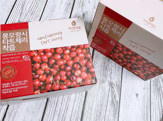 자연에온 몽모랑시 타트체리 착즙 100mL 10개입 2BOX — 5점을 준 리뷰어가 2020년 11월 올린 사용 사진