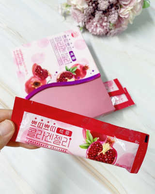 헬스업_쁘띠쁘띠석류콜라겐젤리_20g x 14포 — 4.5점을 준 리뷰어가 2020년 10월 올린 사용 사진