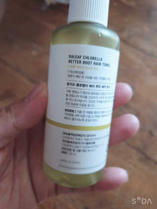 달리프 클로렐라 베러 루트 헤어토닉 100ml — 5점을 준 리뷰어가 2020년 10월 올린 사용 사진