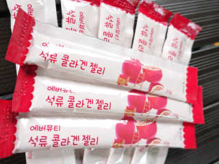 365더건강 에버뷰티 석류콜라겐 젤리 — 5점을 준 리뷰어가 2020년 7월 올린 사용 사진