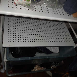 바네스데코 DIY 다용도 메쉬 철제 트롤리 수납선반 렌지대 정리함 — 5점을 준 리뷰어가 2020년 6월 올린 사용 사진