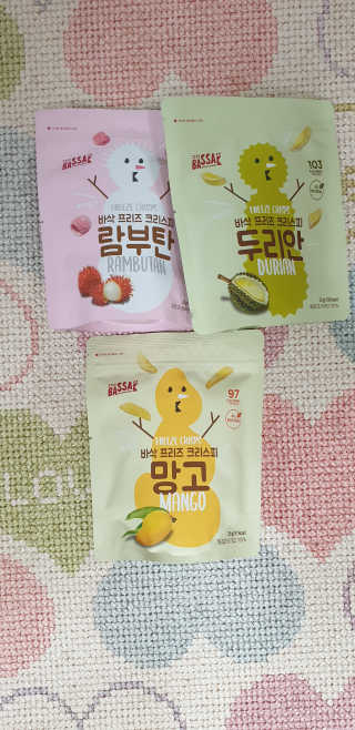 BASSAK 바삭 프리즈 크리스피 3종 — 5점을 준 리뷰어가 2020년 9월 올린 사용 사진