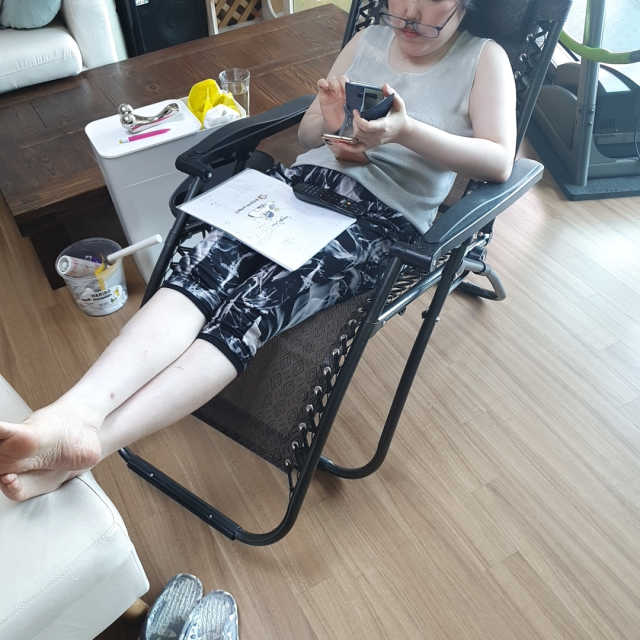 바네스데코 야외 간이 폴딩 접이식의자 리뷰 사진