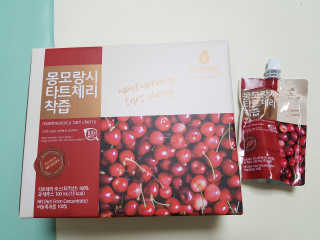 자연에온 몽모랑시 타트체리 착즙 100mL 10개입 2BOX — 5점을 준 리뷰어가 2020년 10월 올린 사용 사진