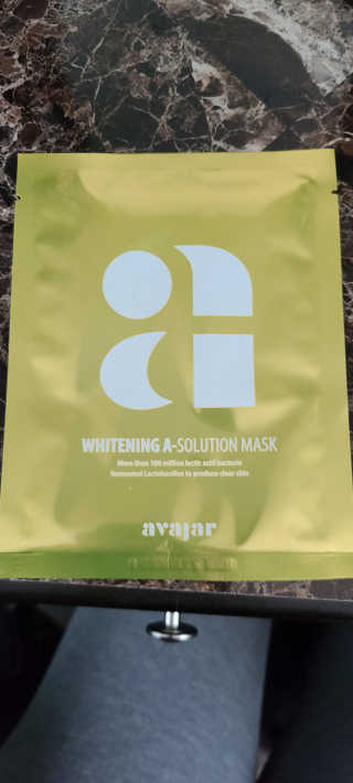 Avajar A-Solution 마스크 — 5점을 준 리뷰어가 2020년 12월 올린 사용 사진