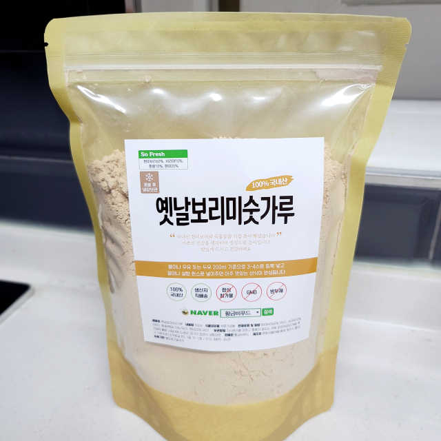 황금비푸드 옛날 보리미숫가루 500g 리뷰 사진