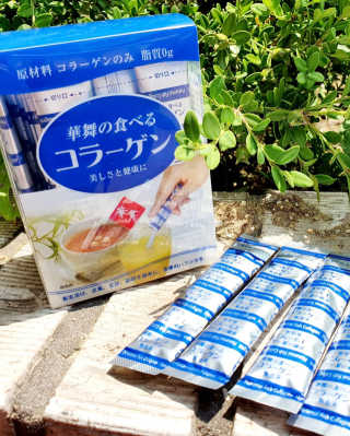 하나마이 100 프로 저분자 피쉬콜라겐 — 5점을 준 리뷰어가 2020년 6월 올린 사용 사진