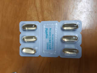 JW중외제약 마이코드 알티지 오메가3 1000 mg — 4점을 준 리뷰어가 2020년 7월 올린 사용 사진