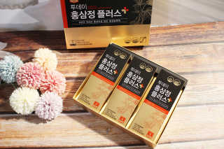 서울약사신협_투데이홍삼정플러스스틱_10g x 30포 — 5점을 준 리뷰어가 2020년 11월 올린 사용 사진