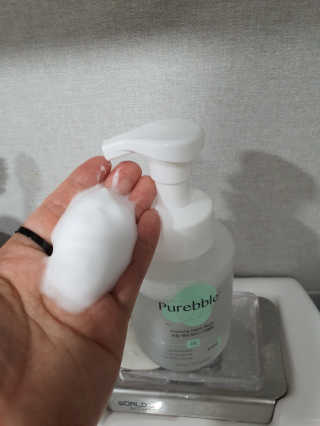Purebble 당김없이 속촉촉_퓨어블 핸드워시 3종 [랜덤발송] — 5점을 준 리뷰어가 2020년 6월 올린 사용 사진