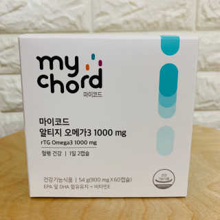 JW중외제약 마이코드 알티지 오메가3 1000 mg — 4점을 준 리뷰어가 2020년 7월 올린 사용 사진