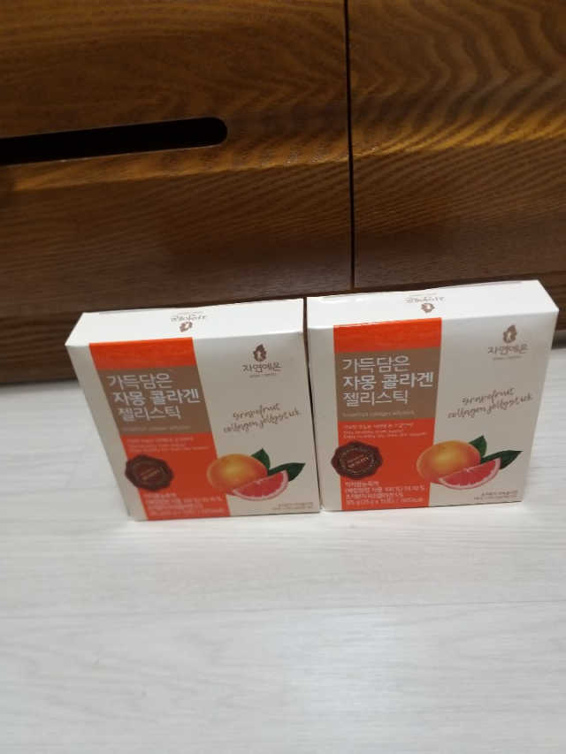 자연에온 가득담은 자몽 콜라겐 젤리스틱 2BOX 리뷰 사진