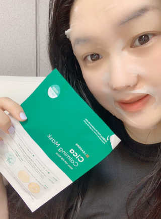 리더스코스메틱 리더스 시카 카밍  마스크 — 5점을 준 리뷰어가 2020년 5월 올린 사용 사진