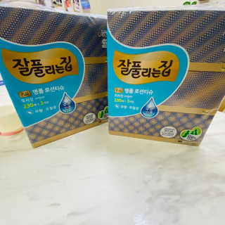 잘풀리는집 부드러운 모이스처 보습 미용 티슈 230매 — 5점을 준 리뷰어가 2020년 9월 올린 사용 사진