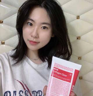 메디필 에스테 더마 유산균 콜라겐 클리어 — 5점을 준 리뷰어가 2020년 9월 올린 사용 사진
