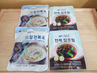 바다는다웰빙이다 완도사랑 전복죽 250g - 2팩 + 전복장조림 2팩 — 5점을 준 리뷰어가 2020년 8월 올린 사용 사진