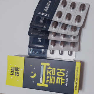조은약초 꿀잠큐어 제주 감태추출물 감태정 600mg — 5점을 준 리뷰어가 2020년 8월 올린 사용 사진
