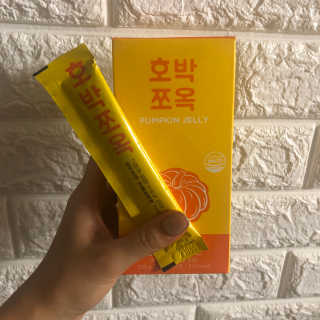 조은약초 국산 늙은 호박즙 호박쪼옥 젤리 20g x 15포 — 3점을 준 리뷰어가 2020년 8월 올린 사용 사진