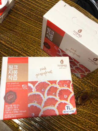 자연에온 핑크 자몽 착즙 100mL 10개입 2BOX — 5점을 준 리뷰어가 2020년 11월 올린 사용 사진