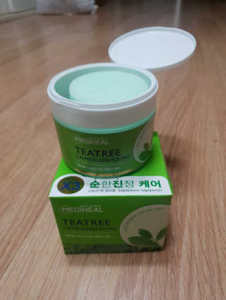 메디힐 티트리 카밍 에센스 패드 — 5점을 준 리뷰어가 2020년 8월 올린 사용 사진