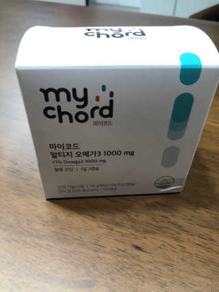 JW중외제약 마이코드 알티지 오메가3 1000 mg — 5점을 준 리뷰어가 2020년 7월 올린 사용 사진