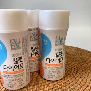 한국야쿠르트 킬팻다이어트 체지방 감소 기능성 유산균 킬팻 다이어트 7개입 — 5점을 준 리뷰어가 2020년 5월 올린 사용 사진
