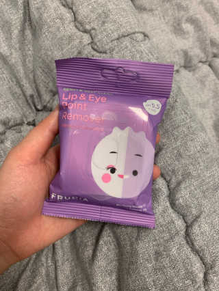 [후르디아] 블루베리 립앤아이 리무버 패드 4개 세트 — 5점을 준 리뷰어가 2020년 9월 올린 사용 사진