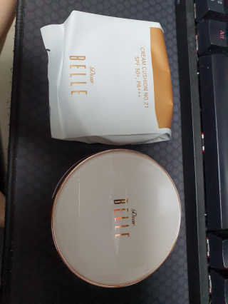 디어벨르 크림쿠션 DEAR BELLE CREAM COUSION — 5점을 준 리뷰어가 2020년 8월 올린 사용 사진